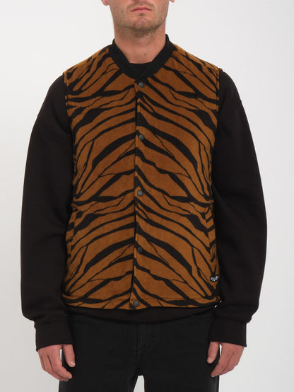 Bowered Jacket (Reversible) - BITTER CHOCOLATE