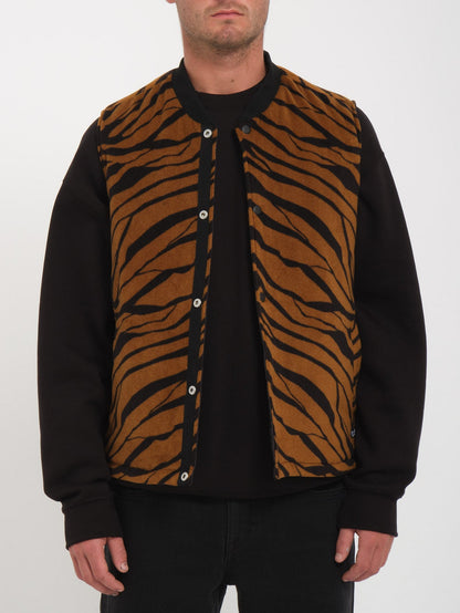 Bowered Jacket (Reversible) - BITTER CHOCOLATE