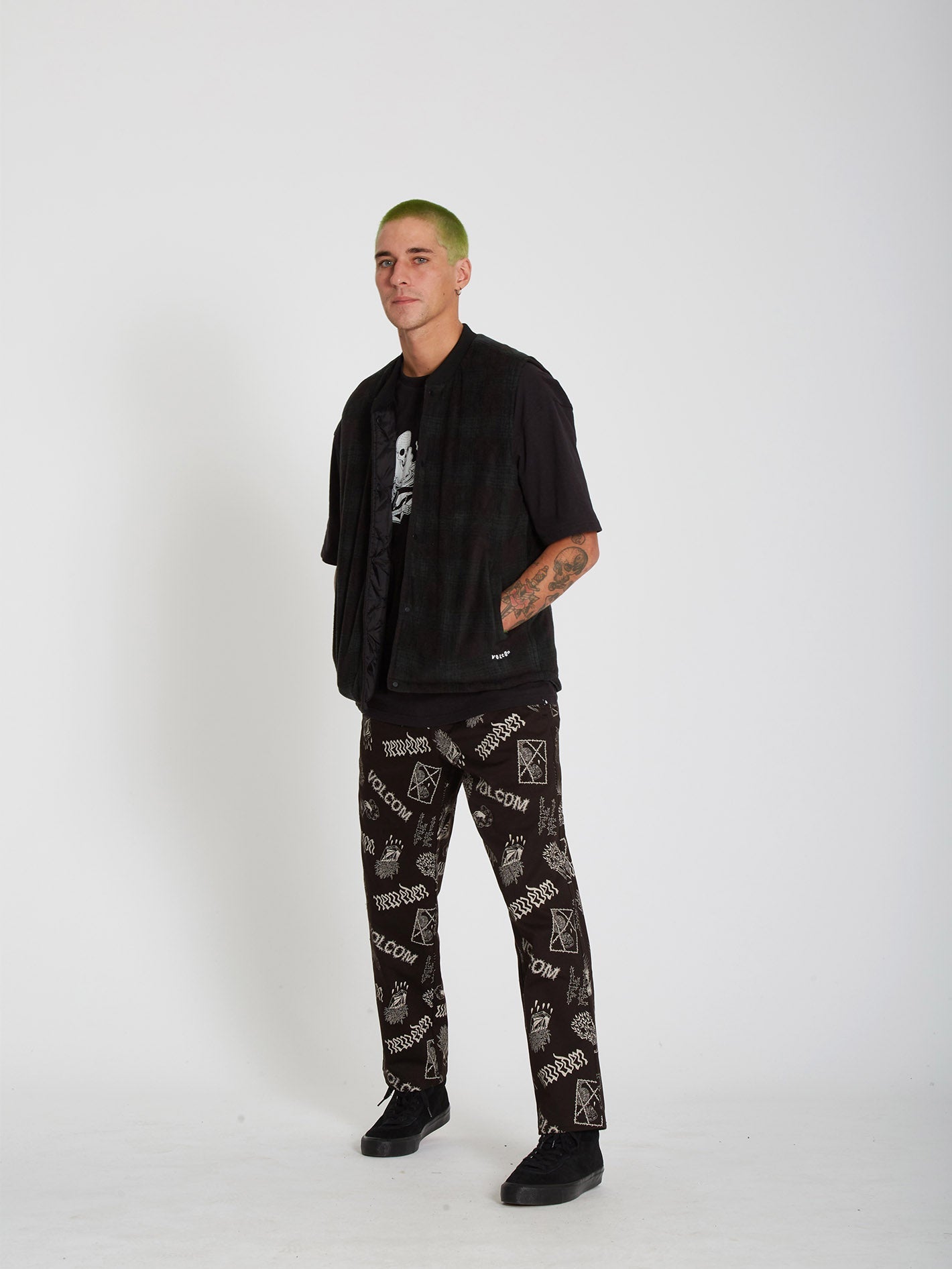 Veste sans manche Bowered (Réversible) - BLACK