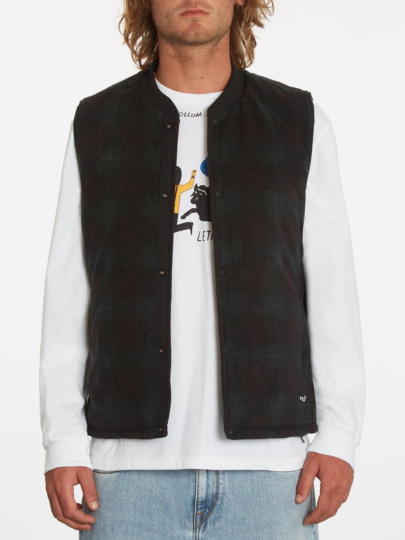Veste sans manche Bowered (Réversible) - BLACK