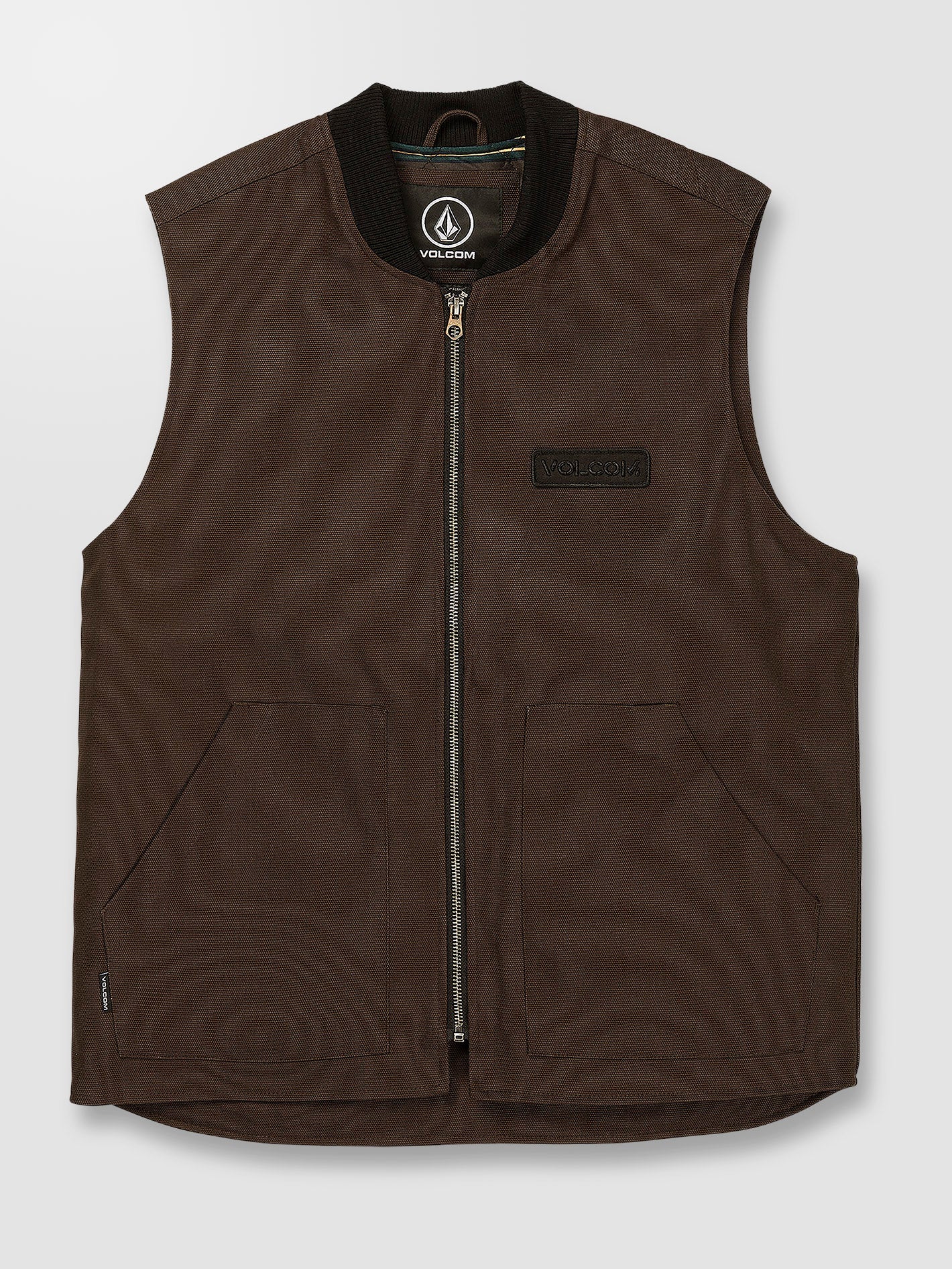 Skate Vitals C Provost Sleeveless Jacket - DARK BROWN