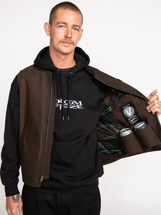 Veste sans manche Skate Vitals C Provost - DARK BROWN