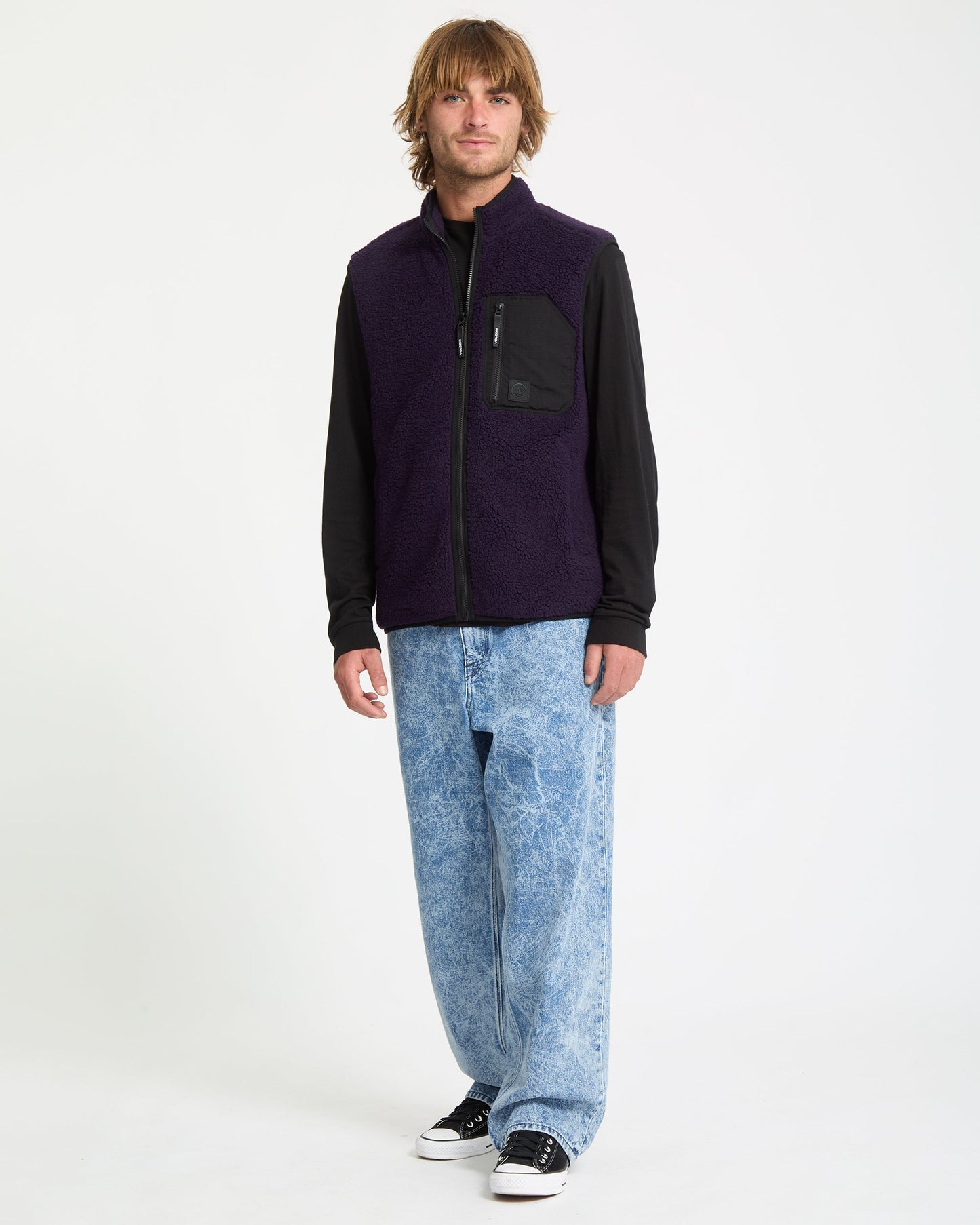 Muzzer Fuzzar Jacke - Dunkelviolett
