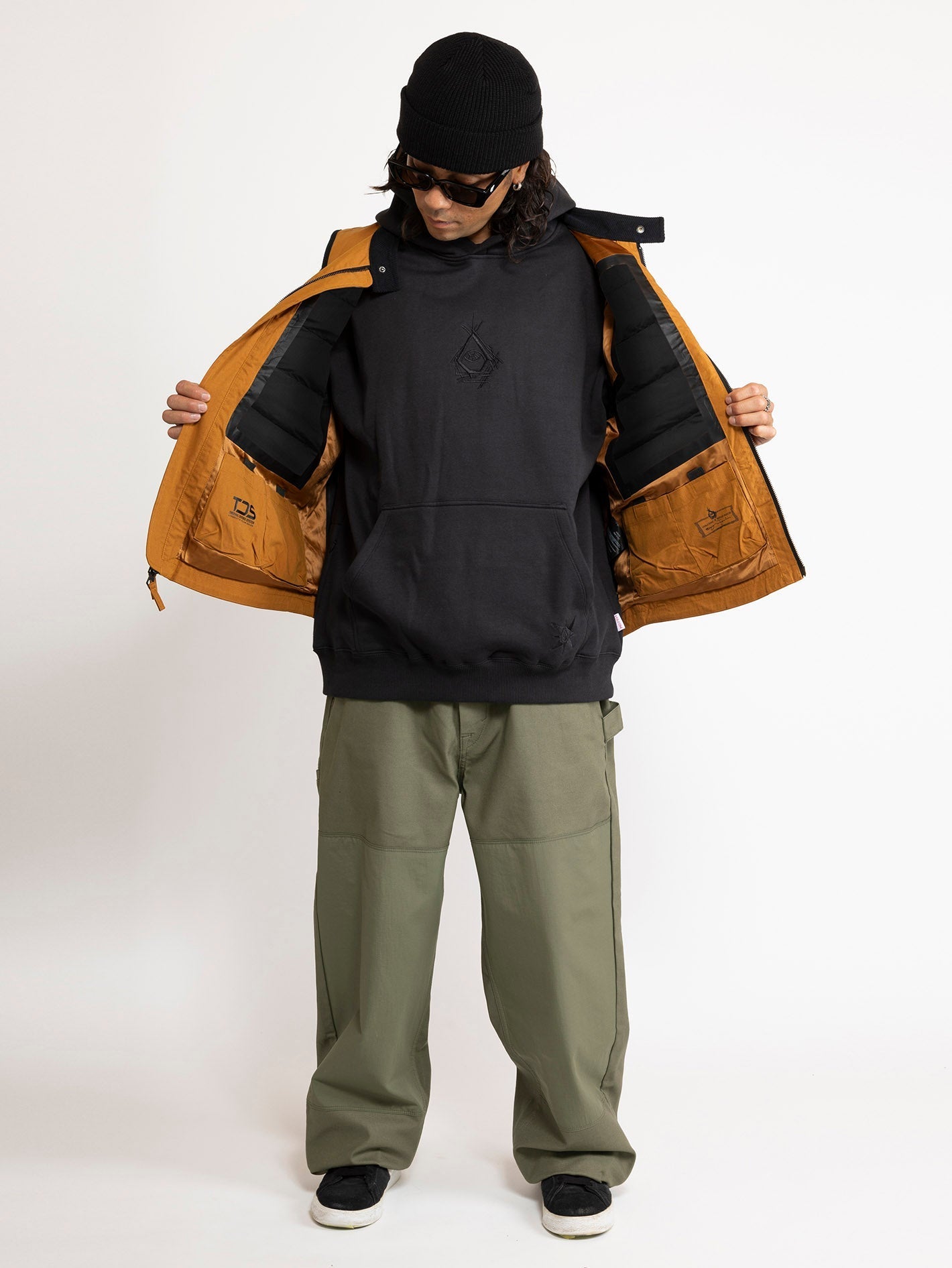 Tds Bryan Iguchi sleeveless jacket - CHESTNUT BROWN