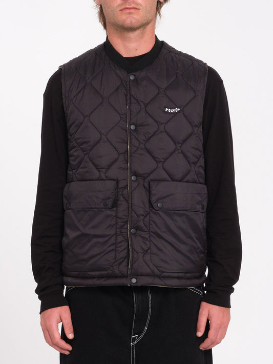 Bowered Sleeveless Jacket (Reversible) - WINTERMOSS