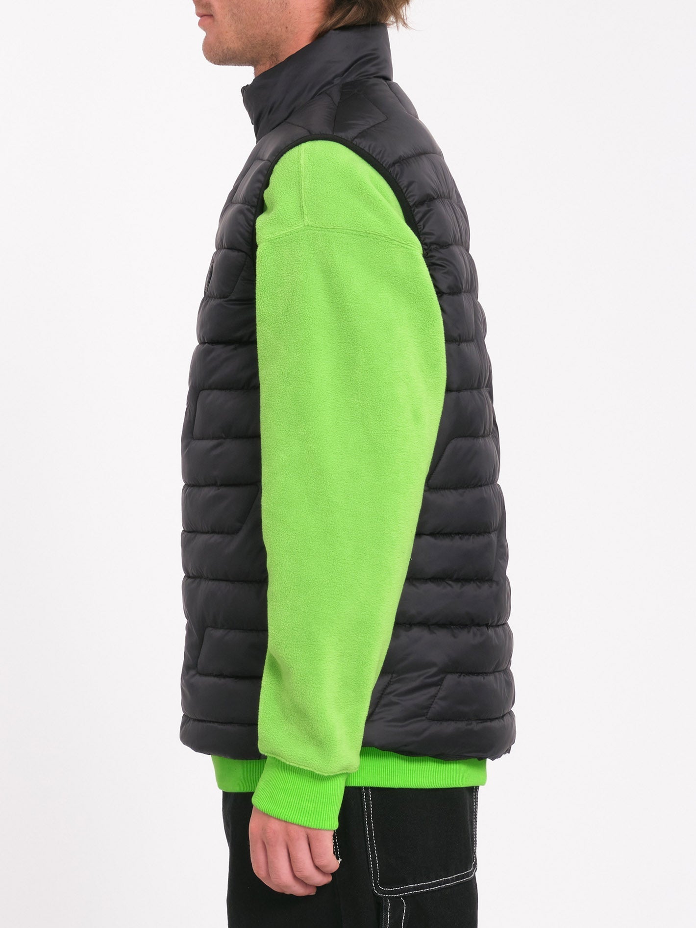Westone Sleeveless Down Jacket - BLACK