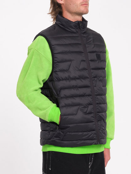Westone Sleeveless Down Jacket - BLACK