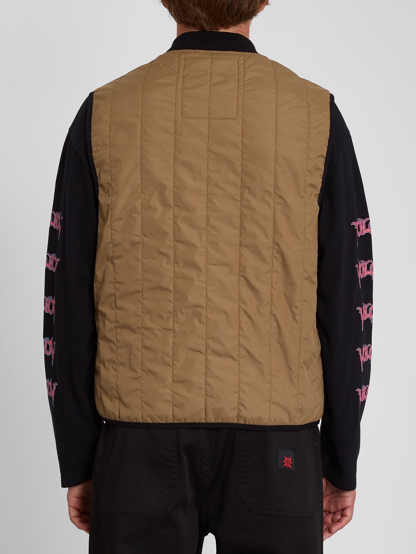 Outdhoorhor sleeveless jacket - KHAKI