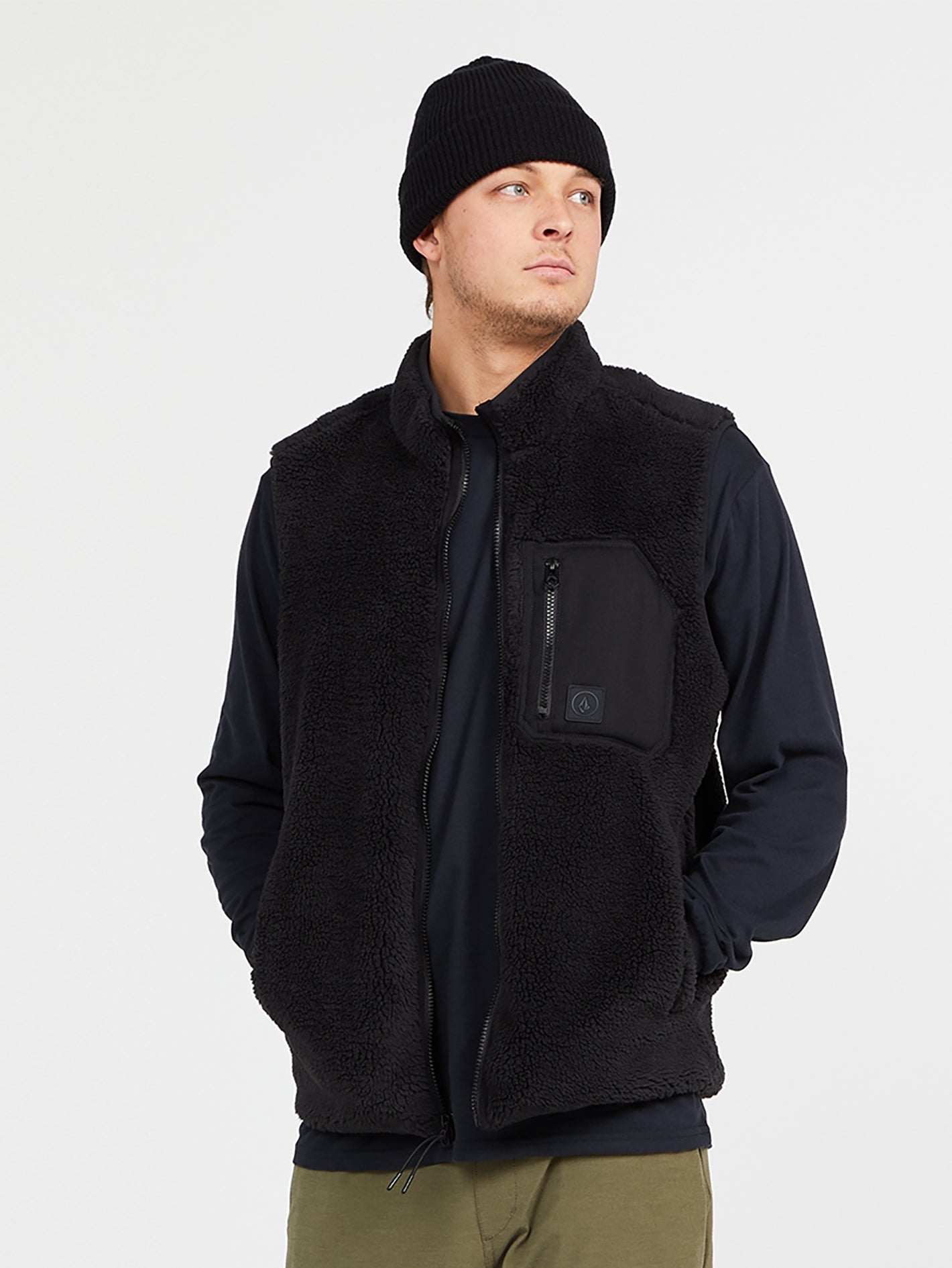 Muzzer Fuzzar Ärmellose Jacke - SCHWARZ