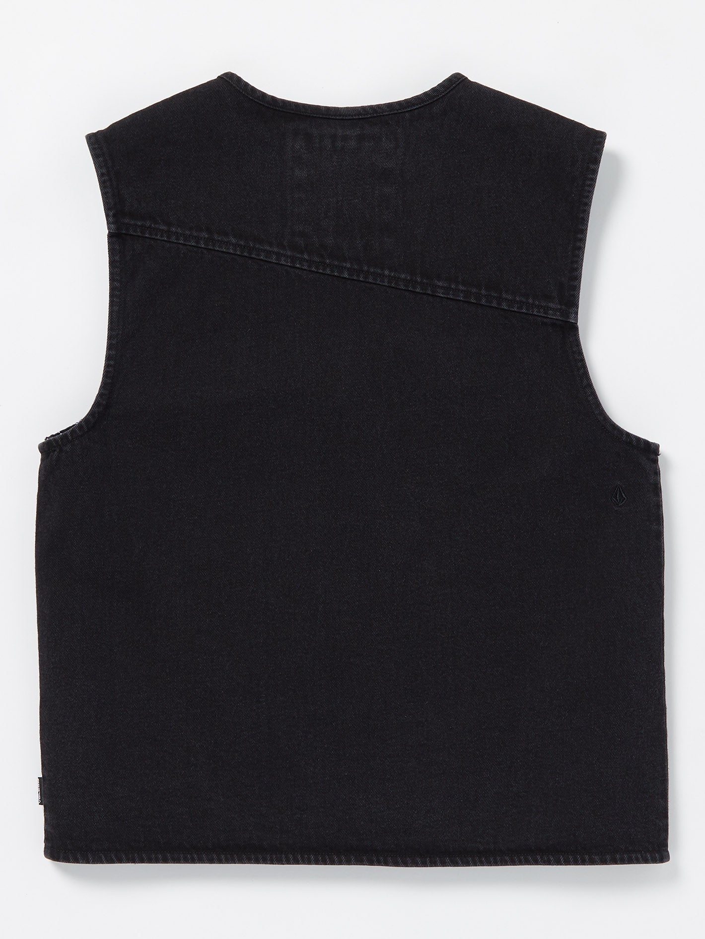 Collin P Skate Vitals Denim Sleeveless Jacket - BLACK