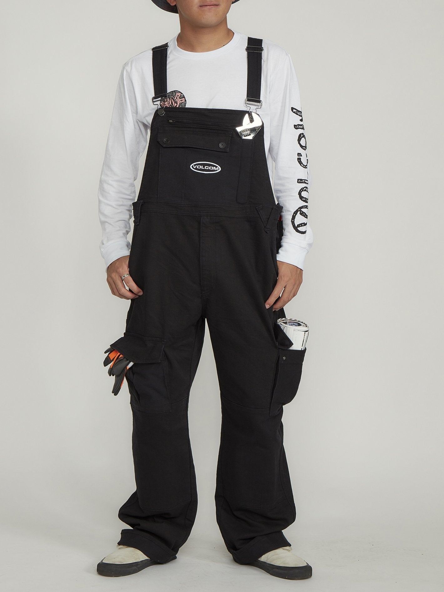 Salopette Volcompartment - BLACK