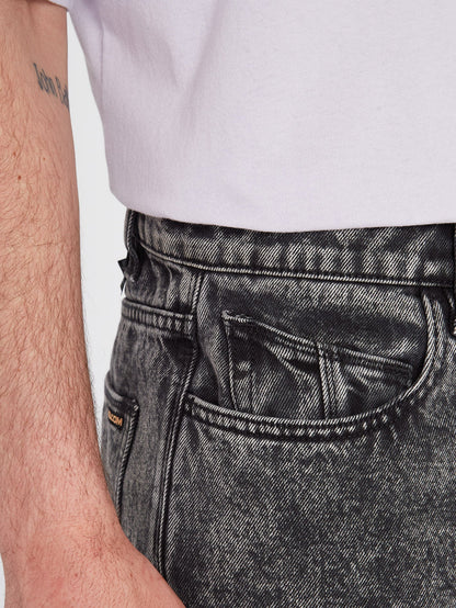 Billow Tapered Jeans - ACID BLACK CLAIR