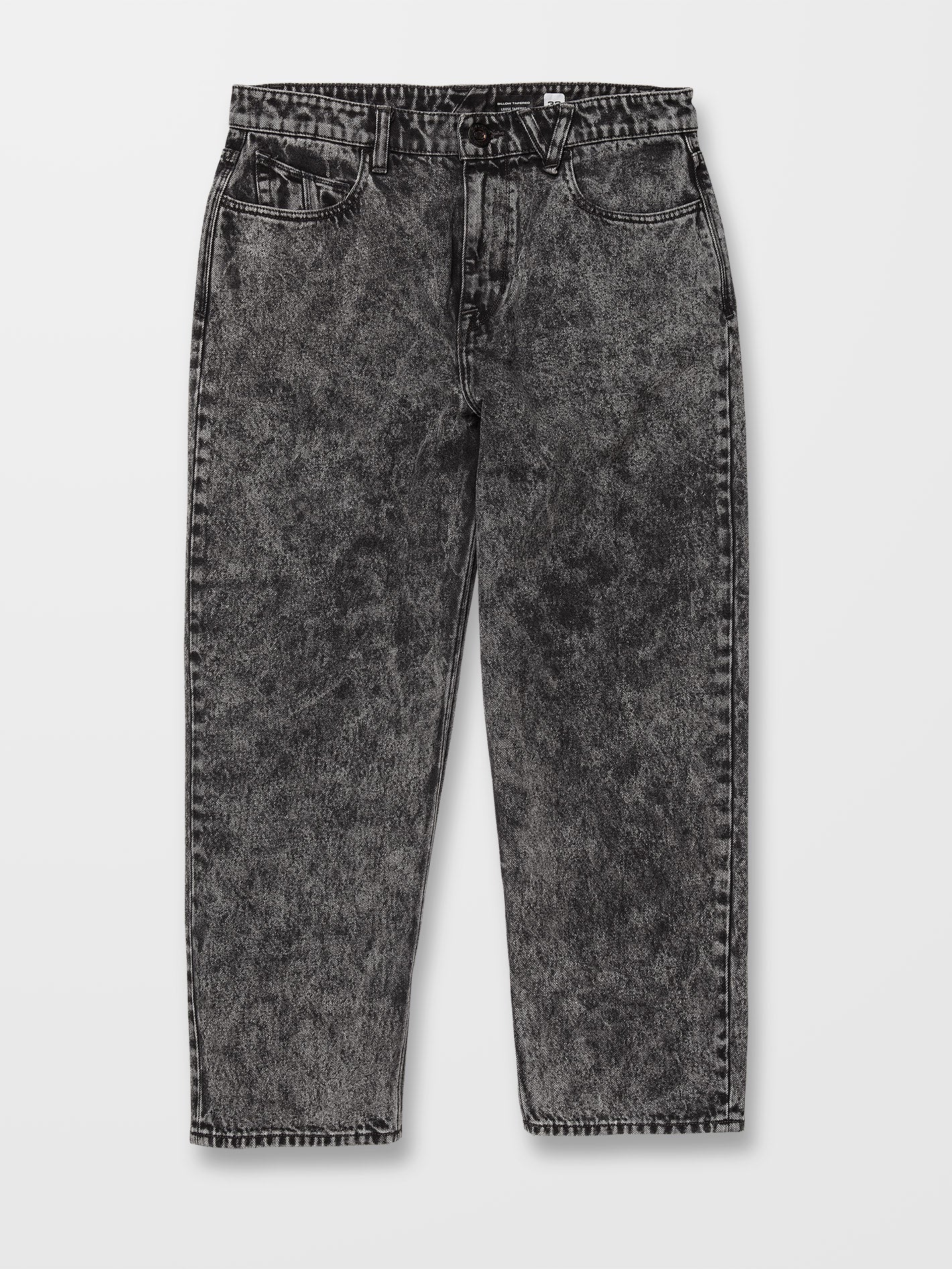 Billow Tapered Jeans - ACID BLACK CLAIR
