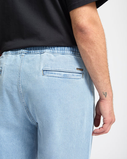 Freazy Loose Elastic Waist Pants - Blueprint