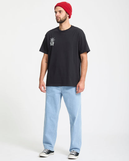 Freazy Loose Elastic Waist Pants - Blueprint