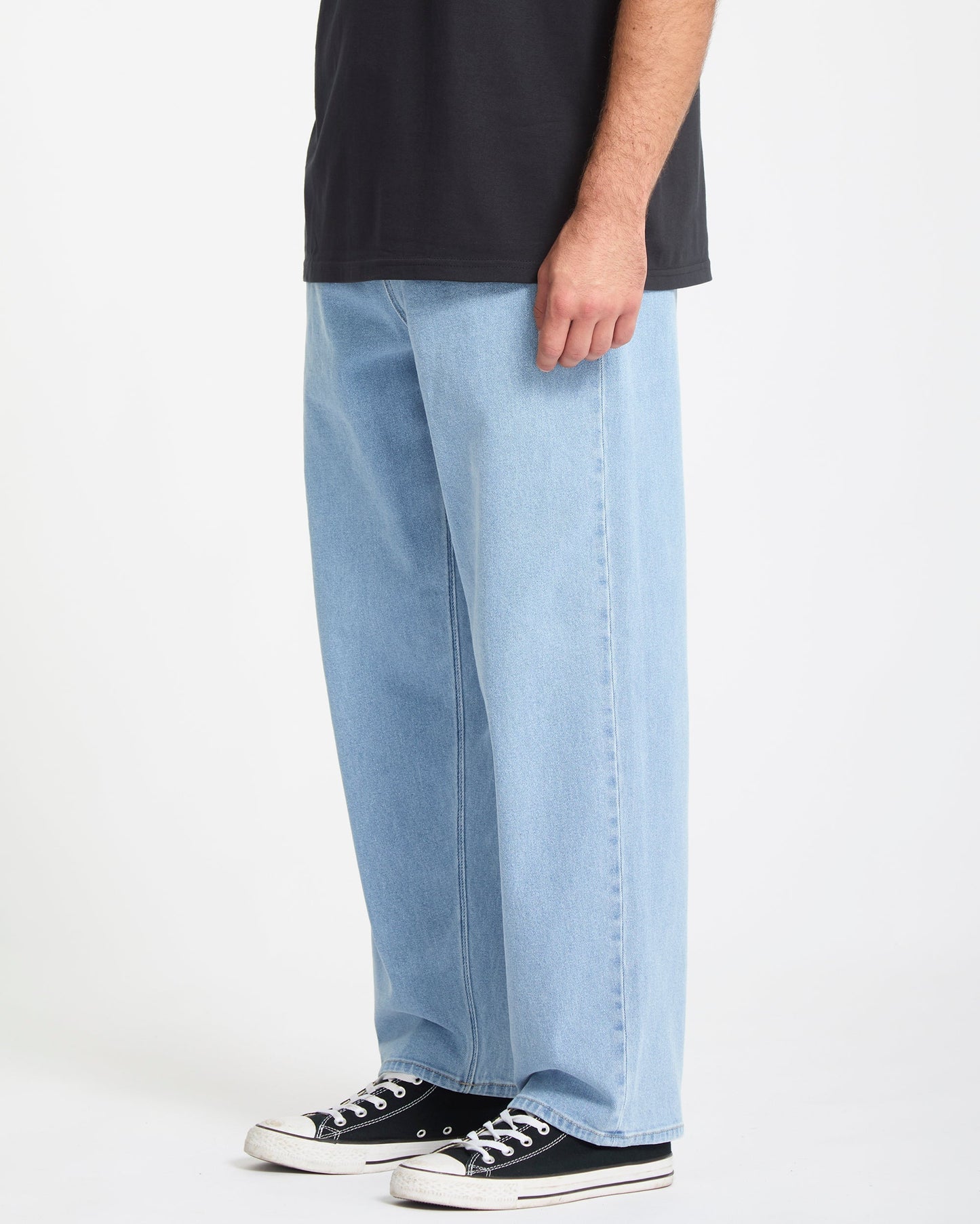 Freazy Loose Elastic Waist Pants - Blueprint