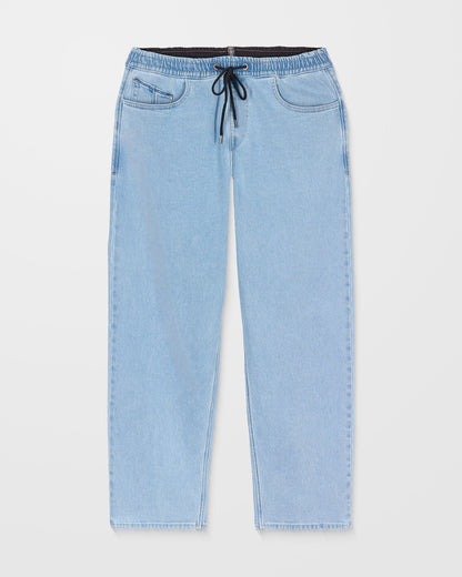Freazy Loose Elastic Waist Pants - Blueprint