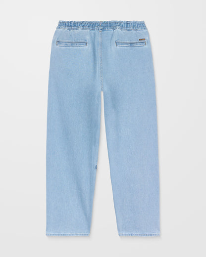 Freazy Loose Elastic Waist Pants - Blueprint