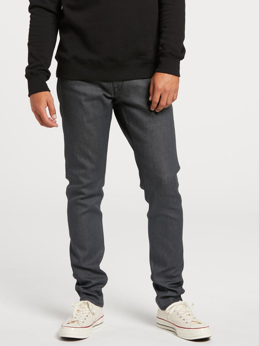 Vorta Tapered Jeans - ASPHALT RAW SELVAGE