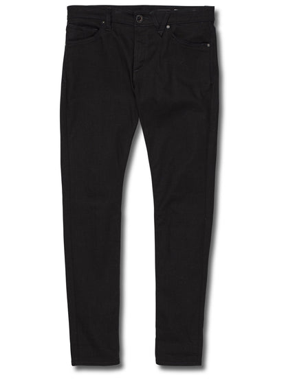 Vorta Tapered Jeans - BLACK ON BLACK