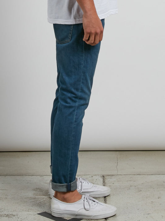 Jean Vorta Tapered - Dust Bowl Indigo