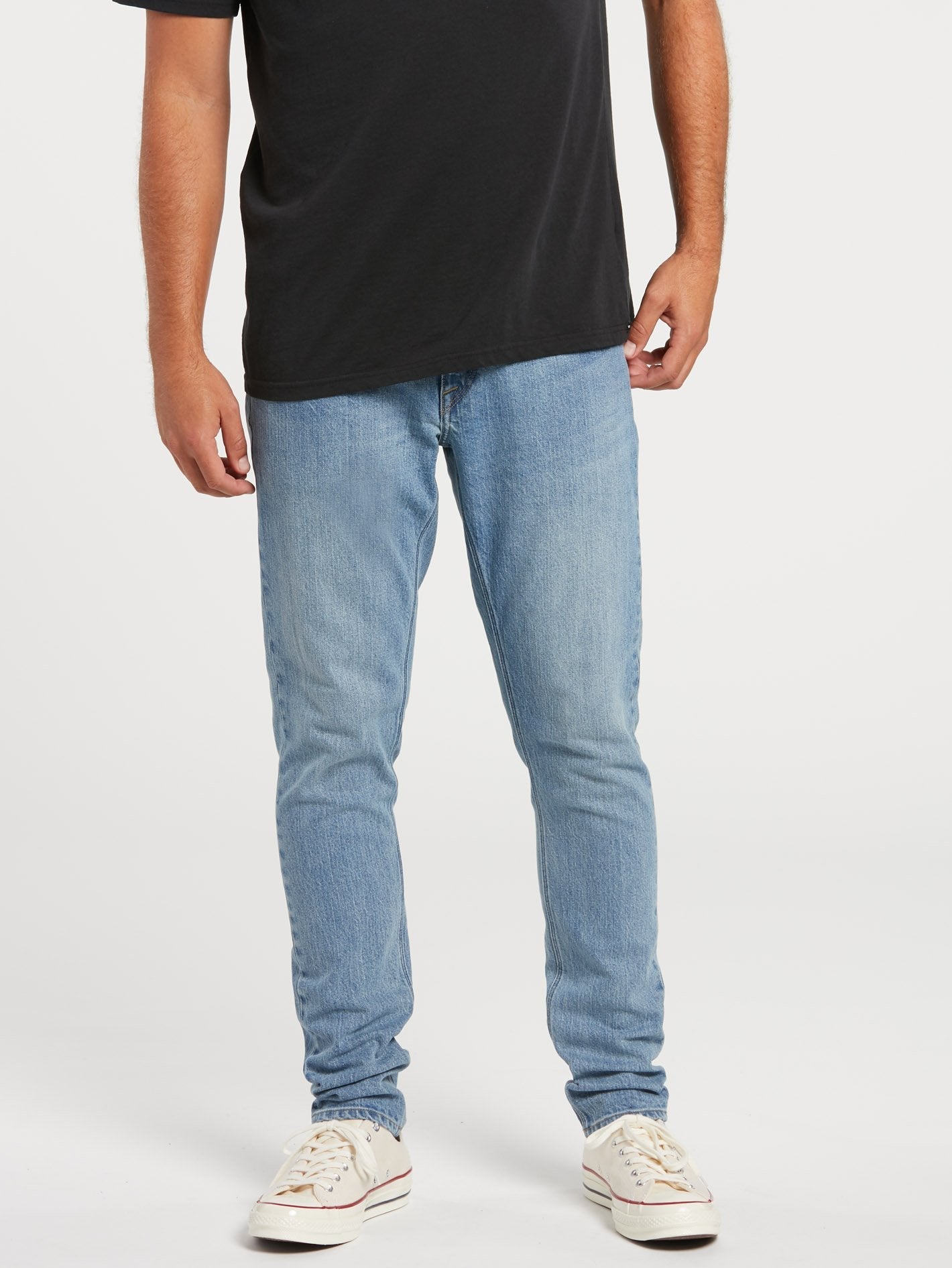Vorta Tapered Jeans - VMI-VINTAGE MARBOLED INDIGO