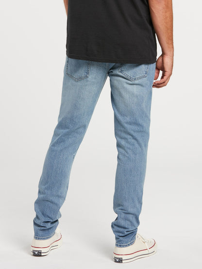 Vorta Tapered Jeans - VMI-VINTAGE MARBOLED INDIGO