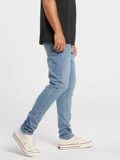 Vorta Tapered Jeans - VMI-VINTAGE MARBOLED INDIGO