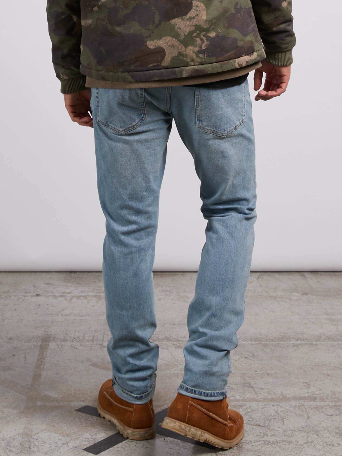 Solver Tapered Jeans - Allover Stone Light