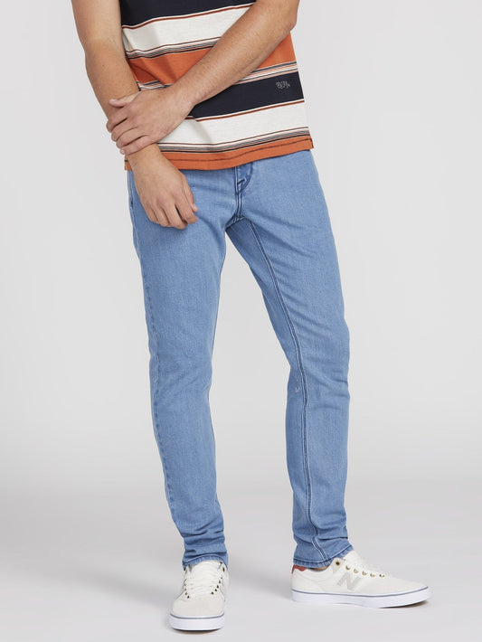 Solver Tapered Jeans - FLAT VINTAGE INDIGO