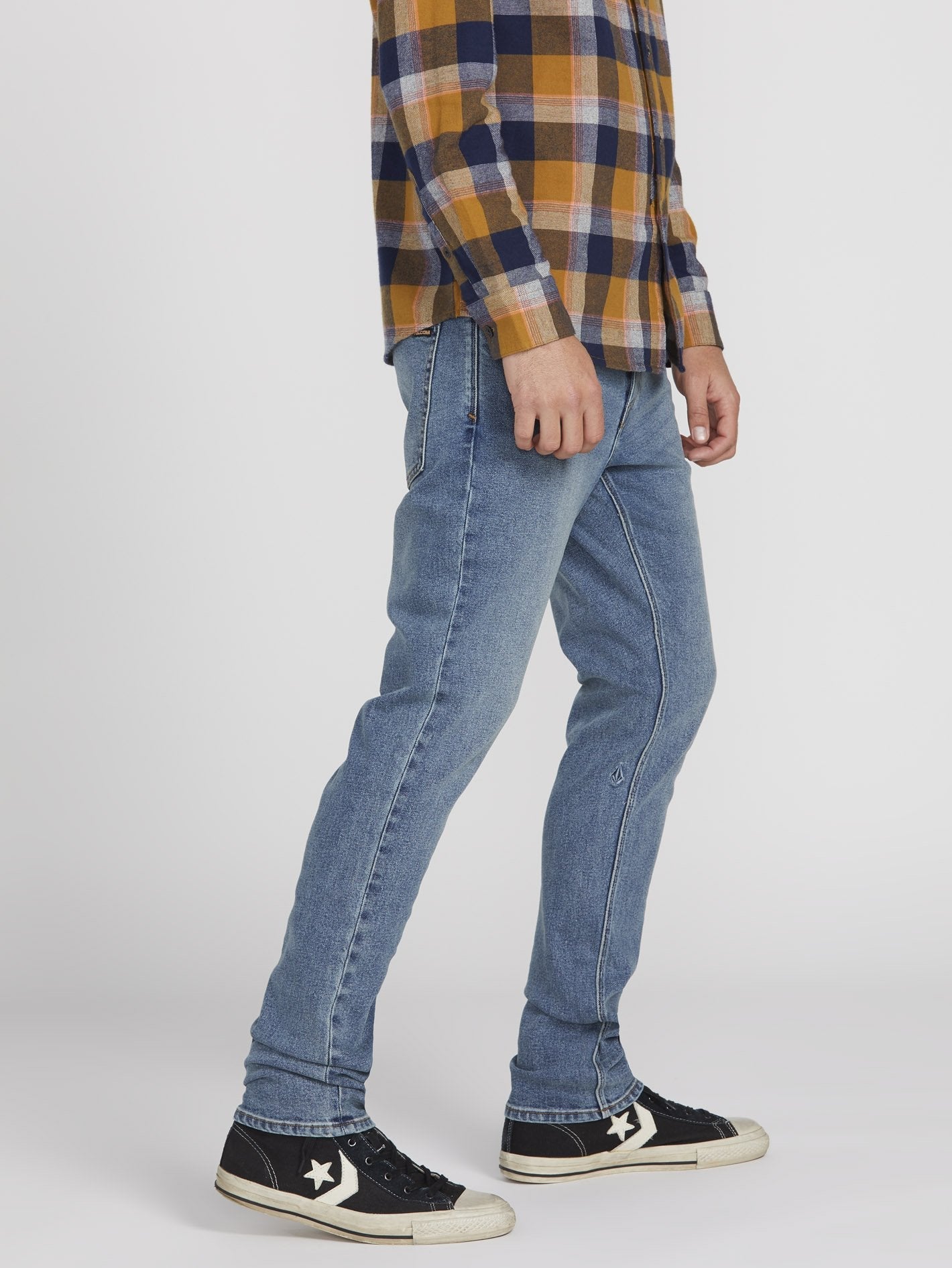 Solver Tapered Jeans - SLATE BLUE