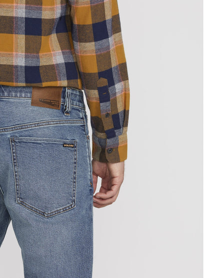 Solver Tapered Jeans - SLATE BLUE