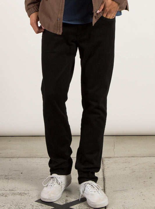 Jean Solver Tapered - Twilight Black