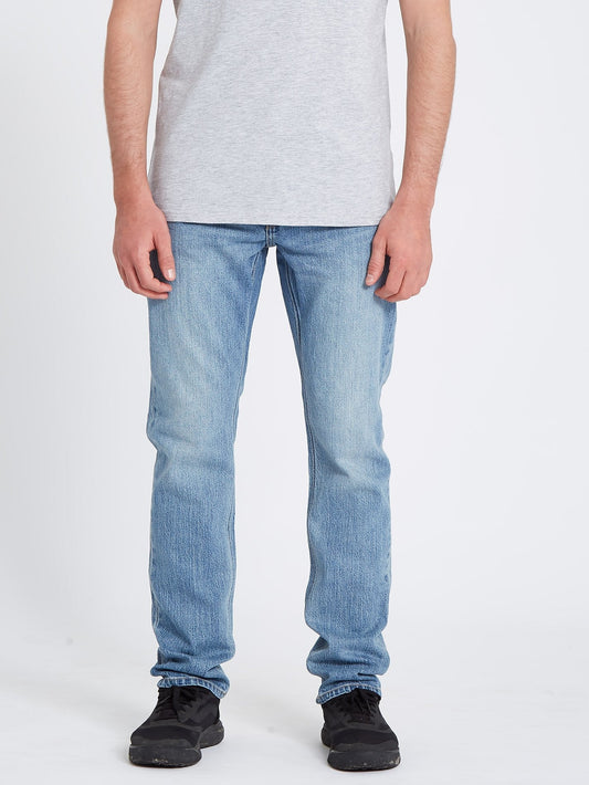 Solver Tapered Jeans - Vmi-Vintage Marbled Indigo