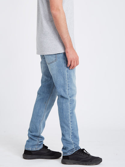 Solver Tapered Jeans - Vmi-Vintage Marbled Indigo