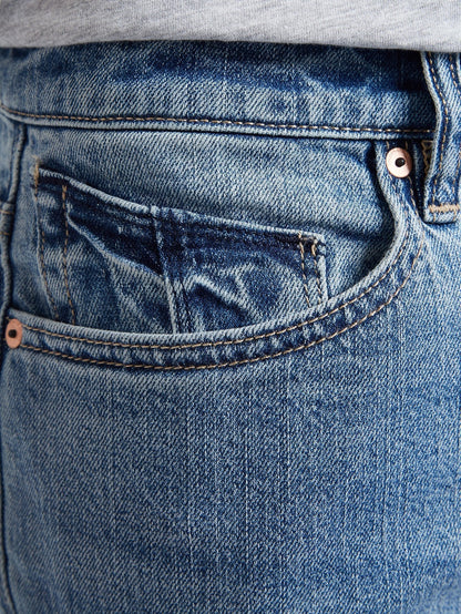 Solver Tapered Jeans - Vmi-Vintage Marbled Indigo