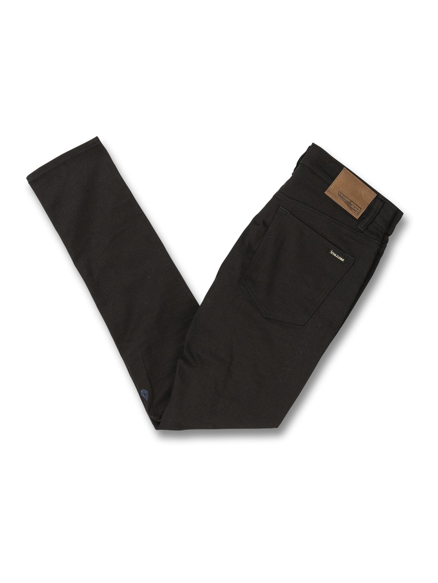 2X4 Tapered Denim - SCHWARZ AUF SCHWARZ