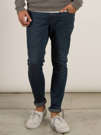 2X4 Tapered Jeans - Dust Bowl Indigo
