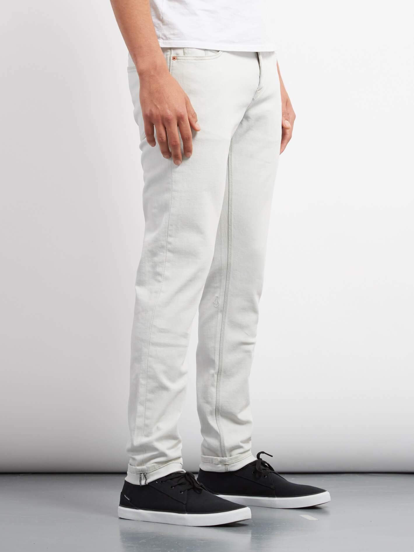 2X4 Tapered Jeans - Dirty White