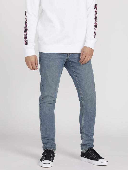 2X4 Tapered Jeans - SCHIEFERBLAU