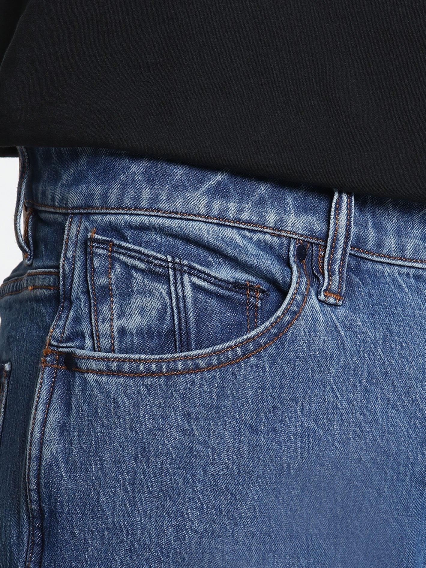Jean Modown - MID MARBOLED INDIGO