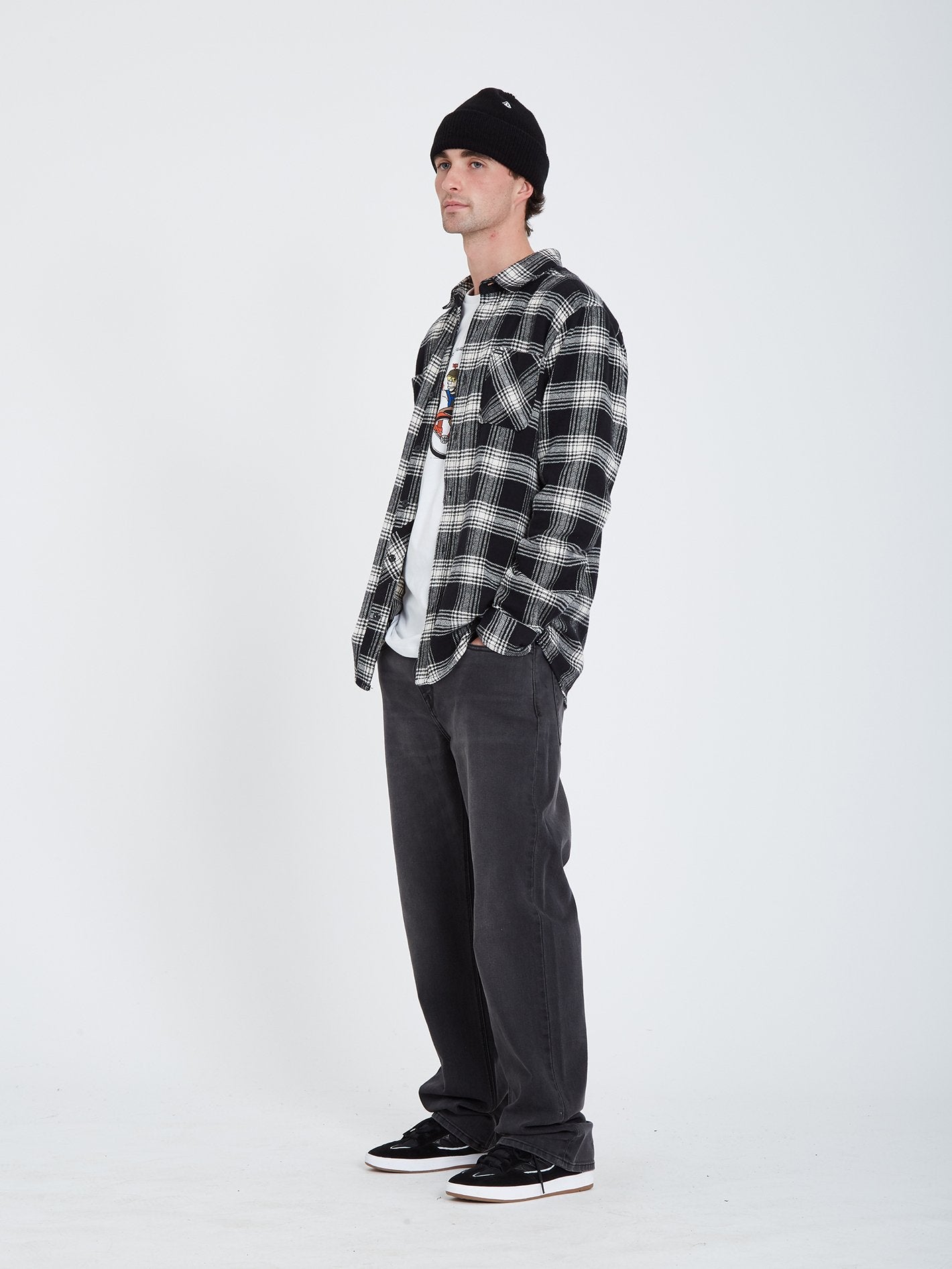 Jeans Modown - WORN BLACK