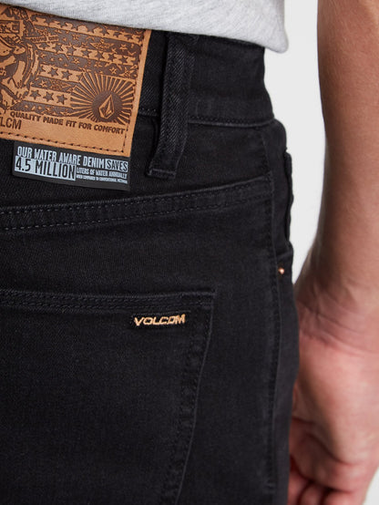 2 X Vorta Tapered Jeans - BLACK OUT
