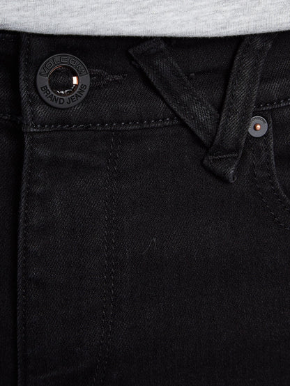 2 X Vorta Tapered Jeans - BLACK OUT