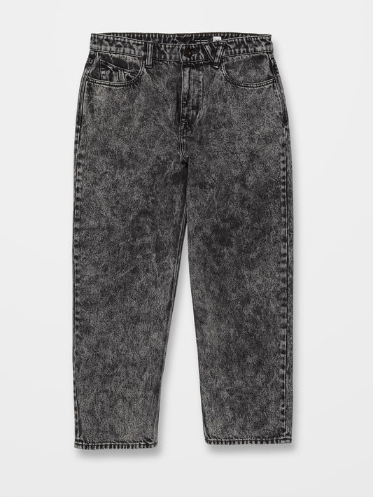 Billow Tapered Jeans - Helles Säureschwarz