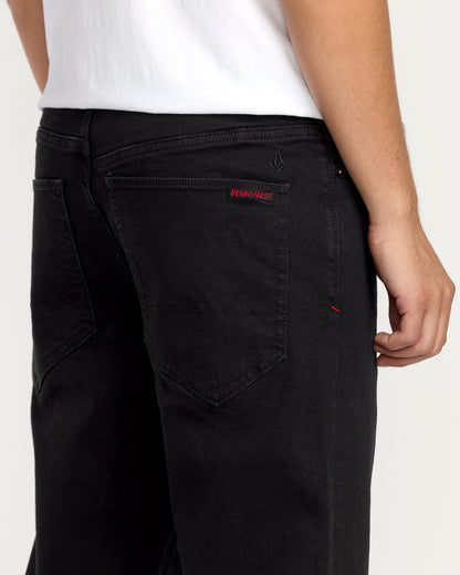 Jean Volcom Ent Pennywise - Black On Black