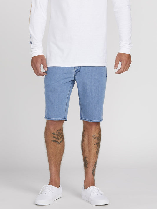 Vorta Denim Shorts - FLAT VINTAGE INDIGO