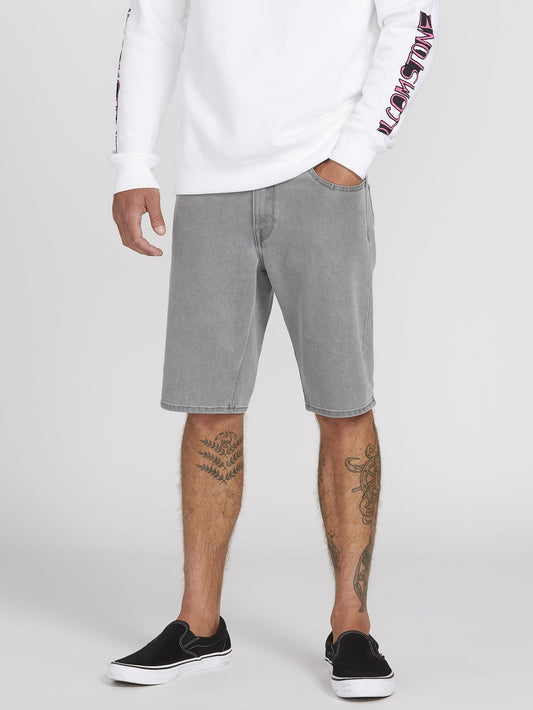 Solver Denim Shorts - DAZE GRAU