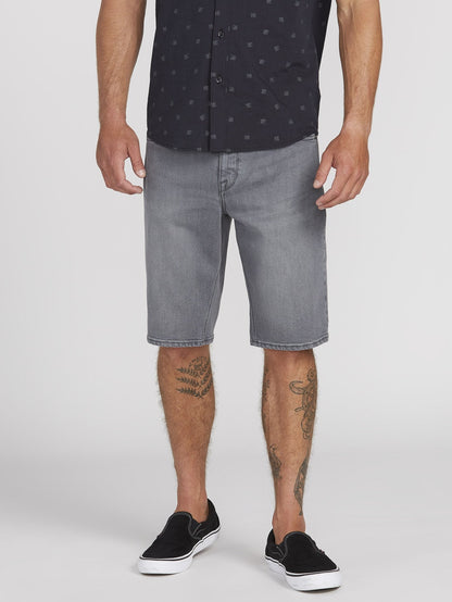 Kinkade Denim Shorts - GRAY VINTAGE