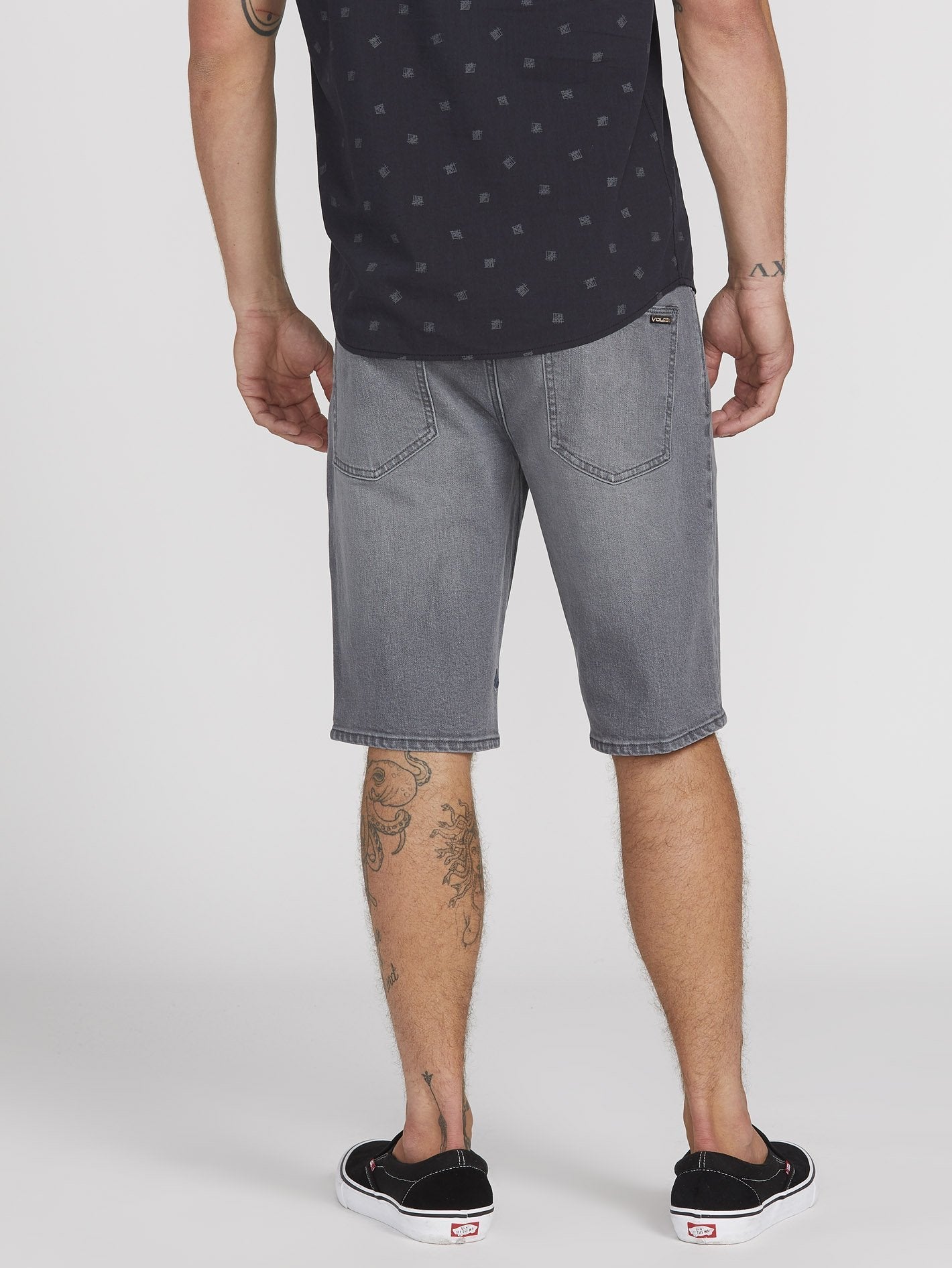 Kinkade Denim Shorts - GRAY VINTAGE